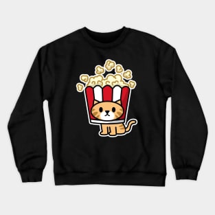 PopCorn Cat Crewneck Sweatshirt